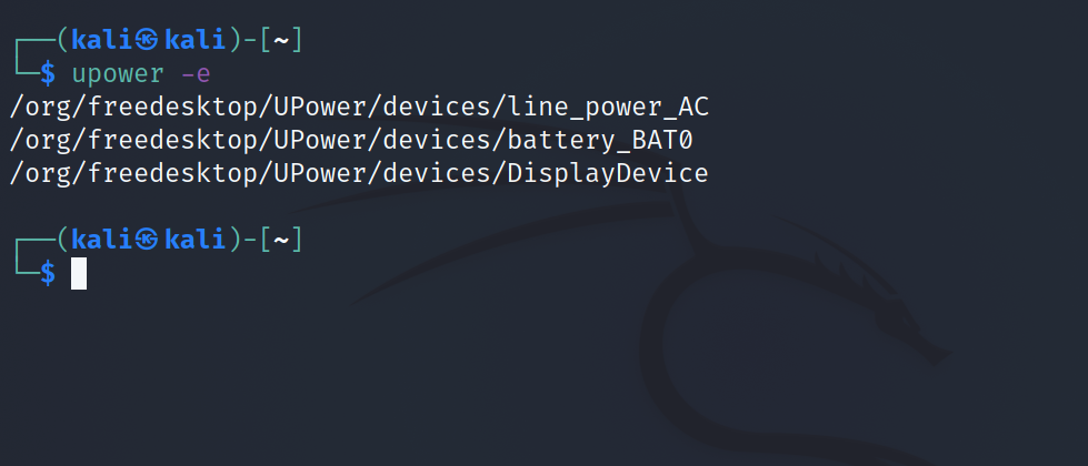список источников питания в Linux