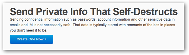 Кнопка создания одноразовой ссылки на веб-странице