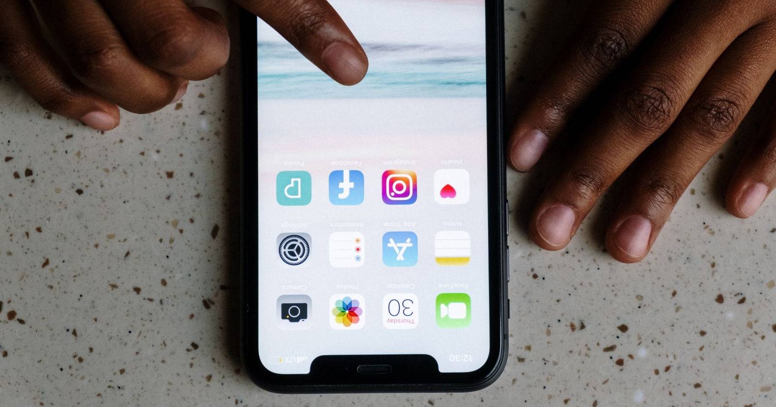Instagram app on iPhone