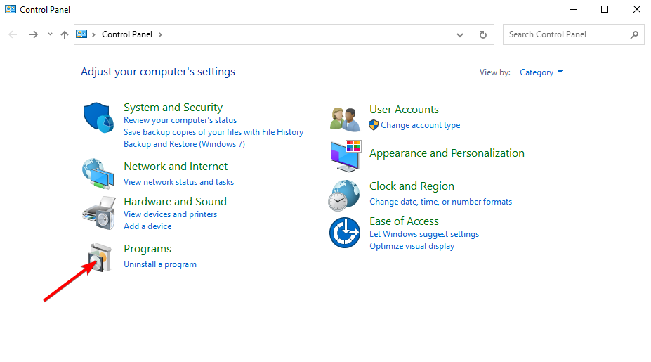 Список установленных программ в Windows 10