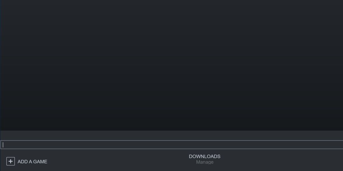 Скриншот консоли Steam с полем ввода команды