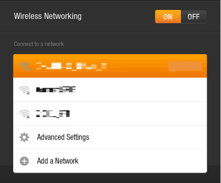 Экран настроек Wi‑Fi на Kindle — забыть сеть