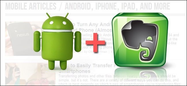 Recorte de página completa en Evernote para Android