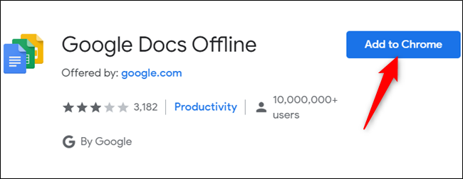 Добавьте расширение Google Docs Offline из интернет‑магазина Chrome.