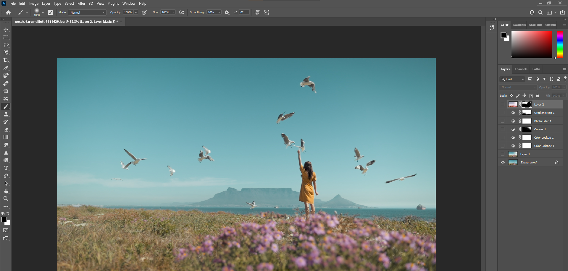 Исходный кадр до обработки, мягкое освещение