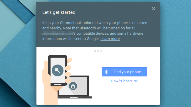 Chromebook и Android Smart Lock