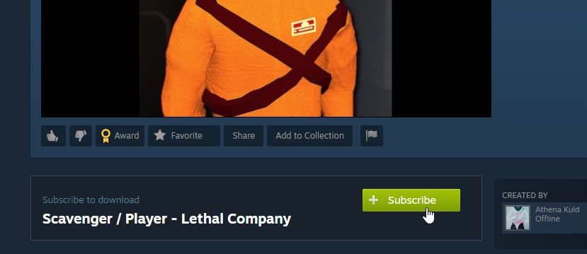 Подписка на мод в Steam Workshop