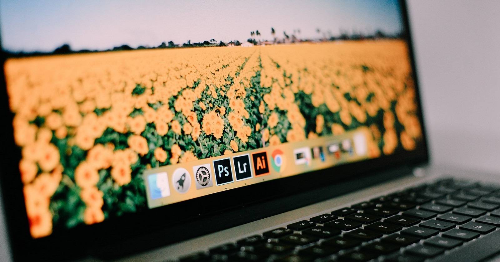 Док macOS на рабочем столе