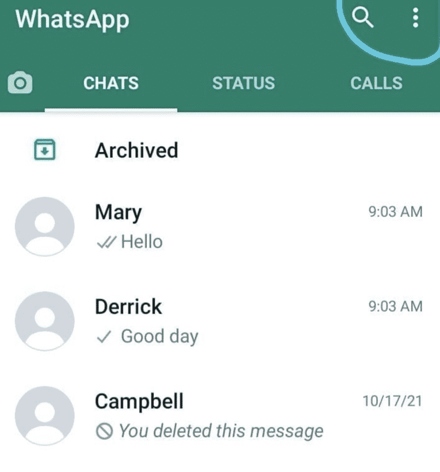 Изображение: раздел меню WhatsApp с пунктом «Связанные устройства»