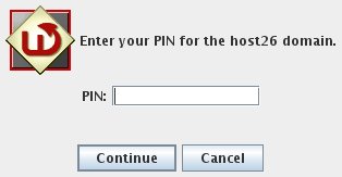 PIN 입력 화면