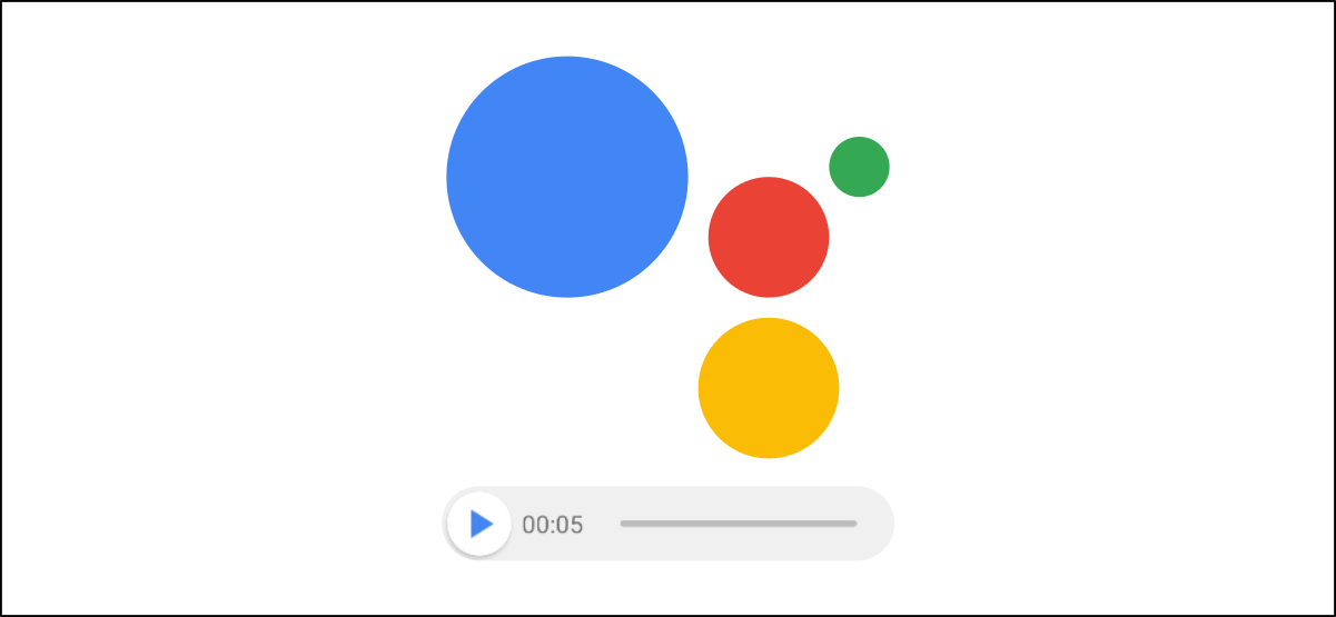 Отправить голосовое сообщение Google Assistant