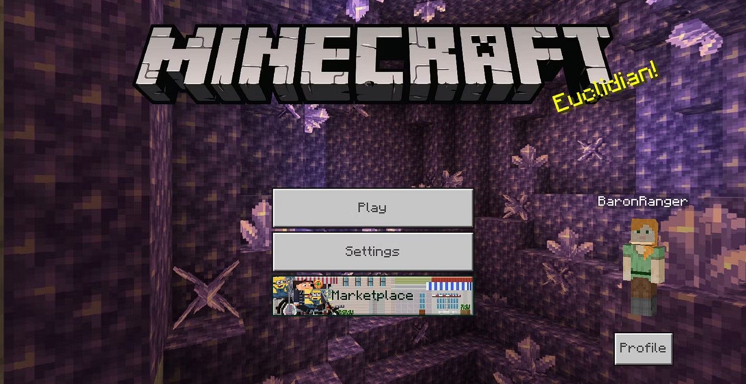 Minecraft Bedrock на Windows