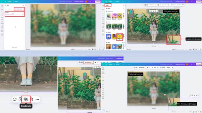 Как размыть фон в Canva: 3 простых способа