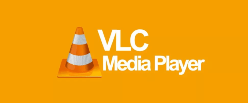 Логотип VLC и интерфейс плеера