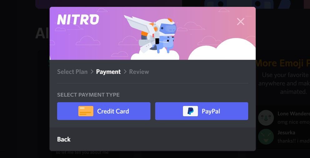 Варианты оплаты Discord Nitro