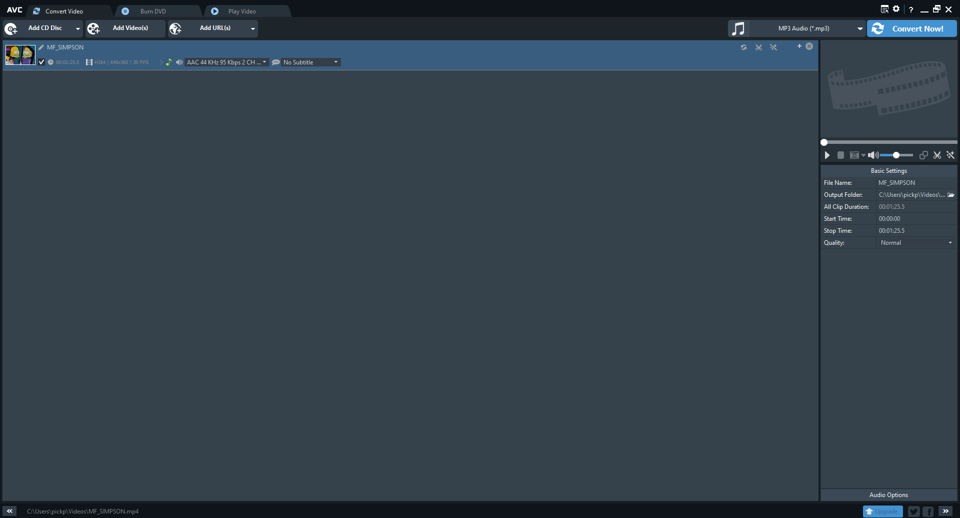 Скриншот Any Video Converter
