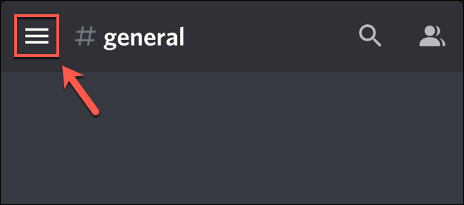 Нажмите на кнопку меню в левом верхнем углу, чтобы открыть панель навигации.