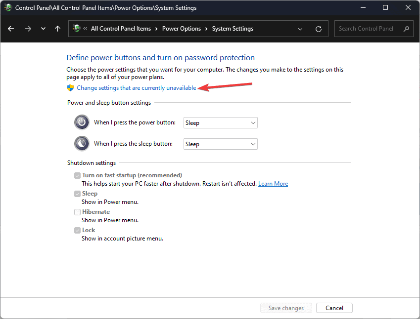 Изменение недоступных параметров