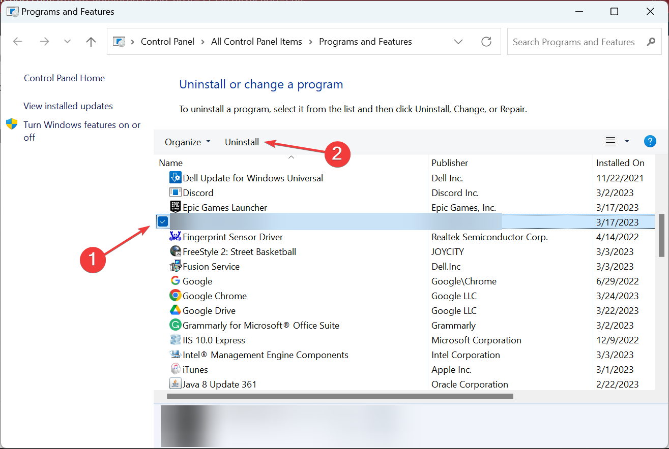 удаление чтобы исправить covpnv64.sys