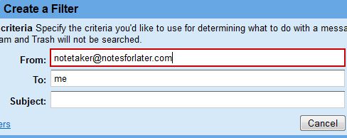 Письмо с пометкой списка чтения в Gmail