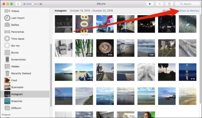 Превращение альбома в воспоминание через интерфейс