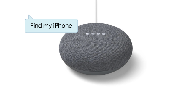 Поиск iPhone через Google Assistant с умной колонкой