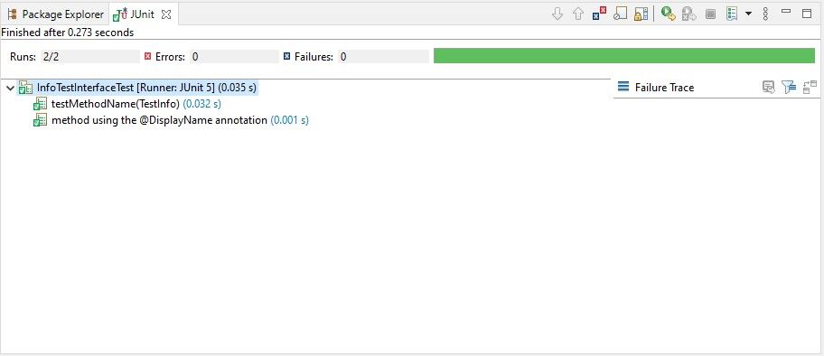 Отчёт JUnit о внедрении зависимостей