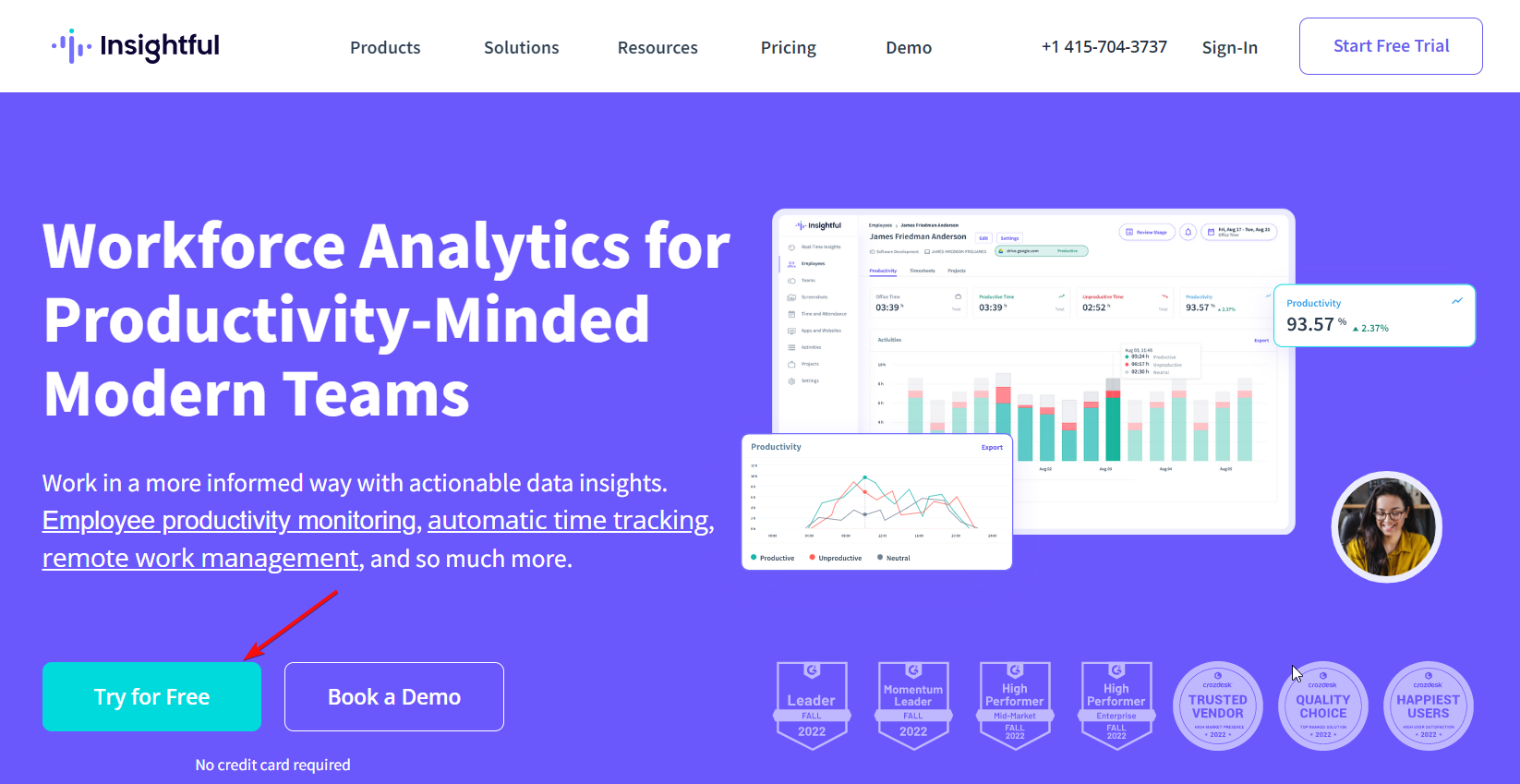 Мониторинг сотрудников с Insightful