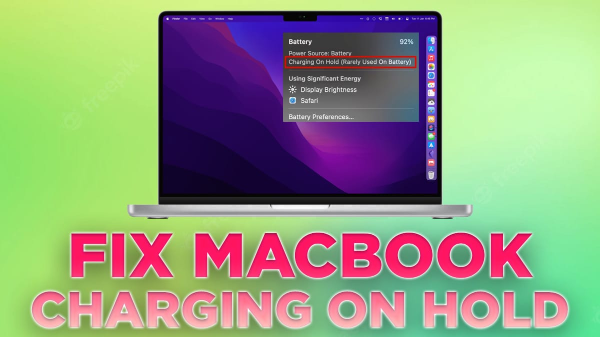 Charging On Hold на MacBook — быстрое решение