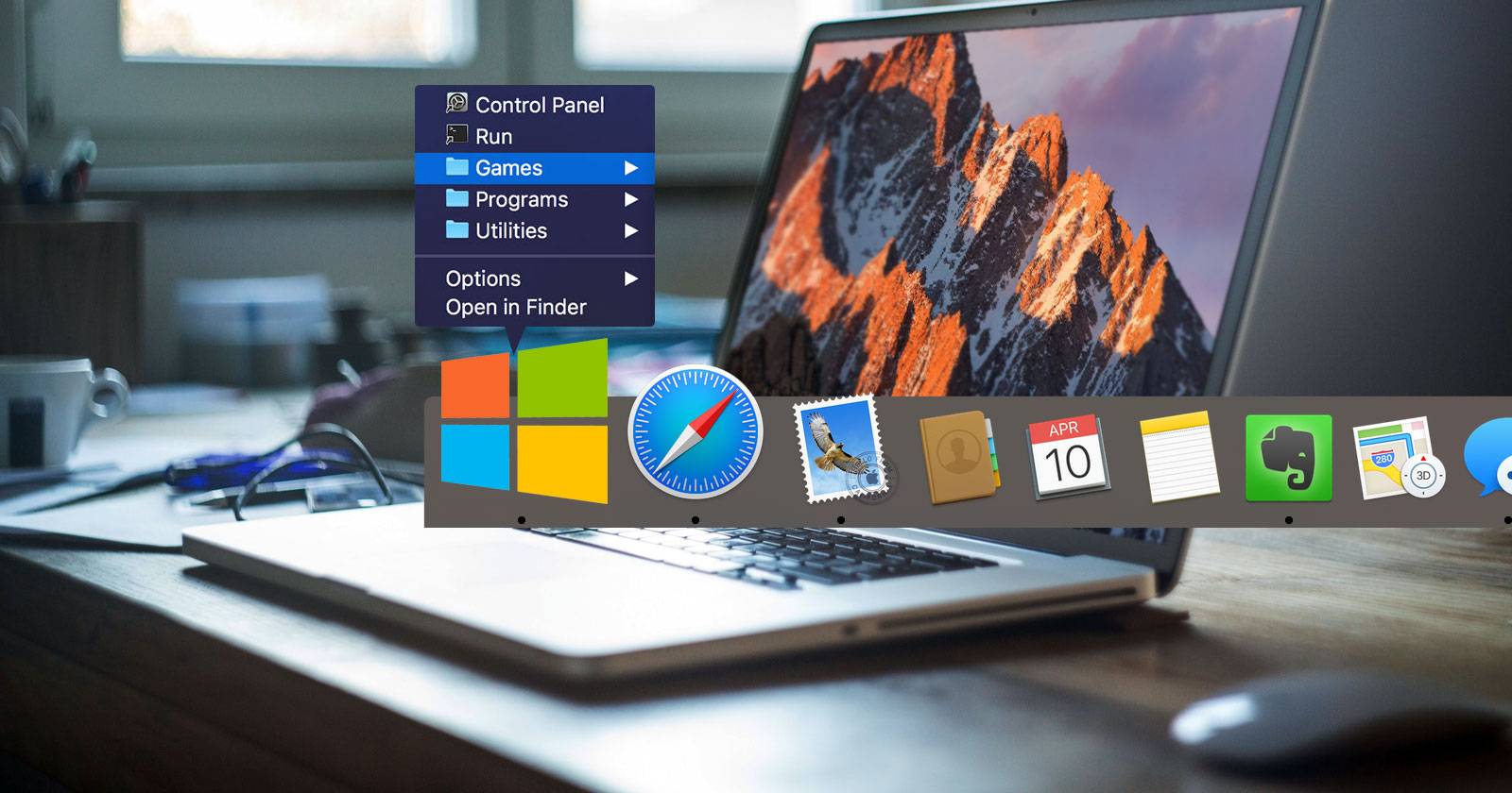 Меню «Пуск» и быстрый доступ к документам в macOS