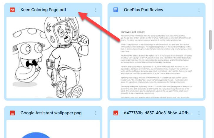 Выделите все файлы