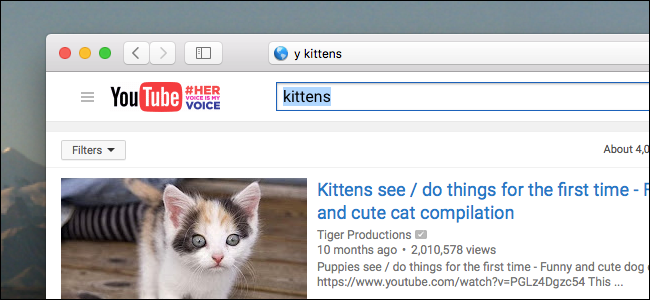 Ключевые слова поиска в Safari