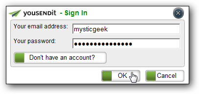 YouSendIt для Outlook — отправка вложений до 100 МБ