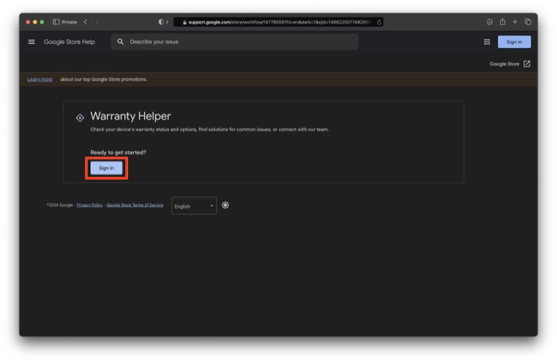 Проверка гарантии Google Pixel — Warranty Helper