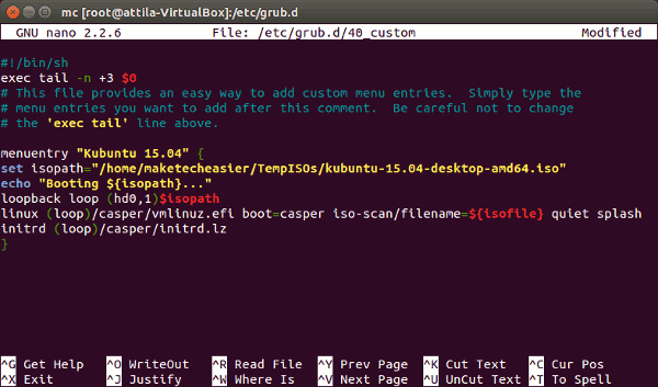 Новый блок в 40_custom с записью ISO