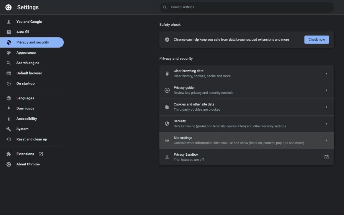 Скриншот страницы 