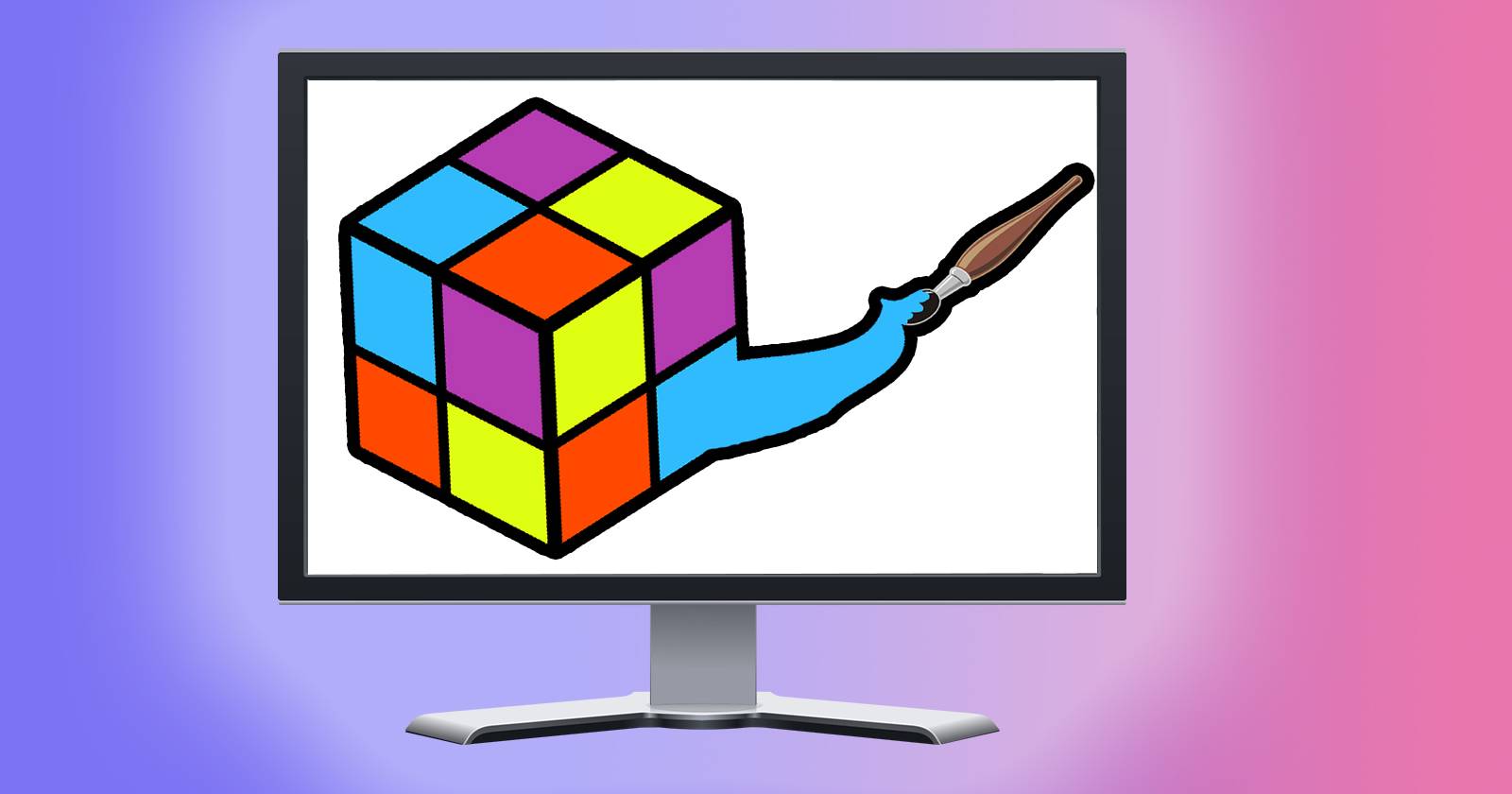 Нанесение логотипа LaunchBox на экран компьютера