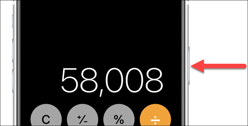 Triple click the side button.