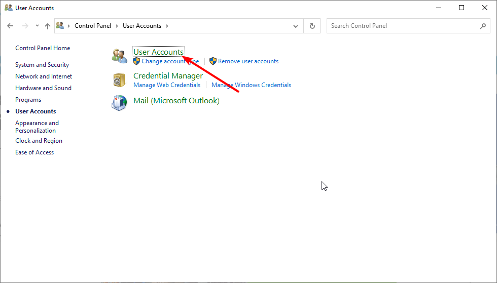 Подробности учётных записей