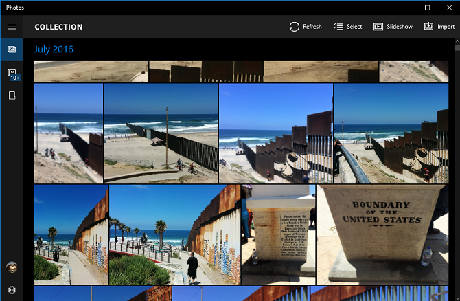 Стандартное приложение «Фотографии» в Windows