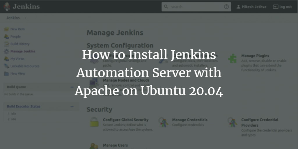 Jenkins на Ubuntu 20.04 с Apache — установка