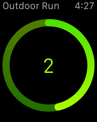 Запуск тренировки голосом через Siri