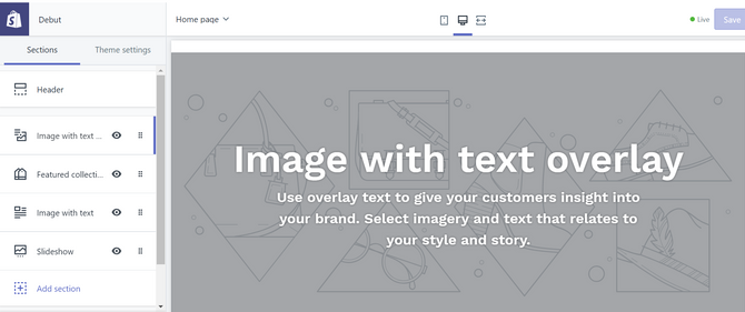 Кастомизация темы в Shopify