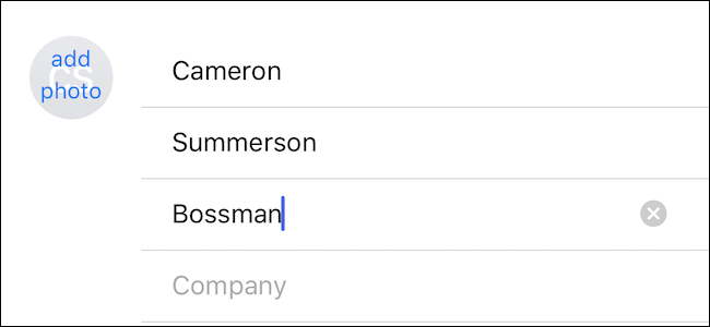 Как добавить прозвище к контакту на iPhone