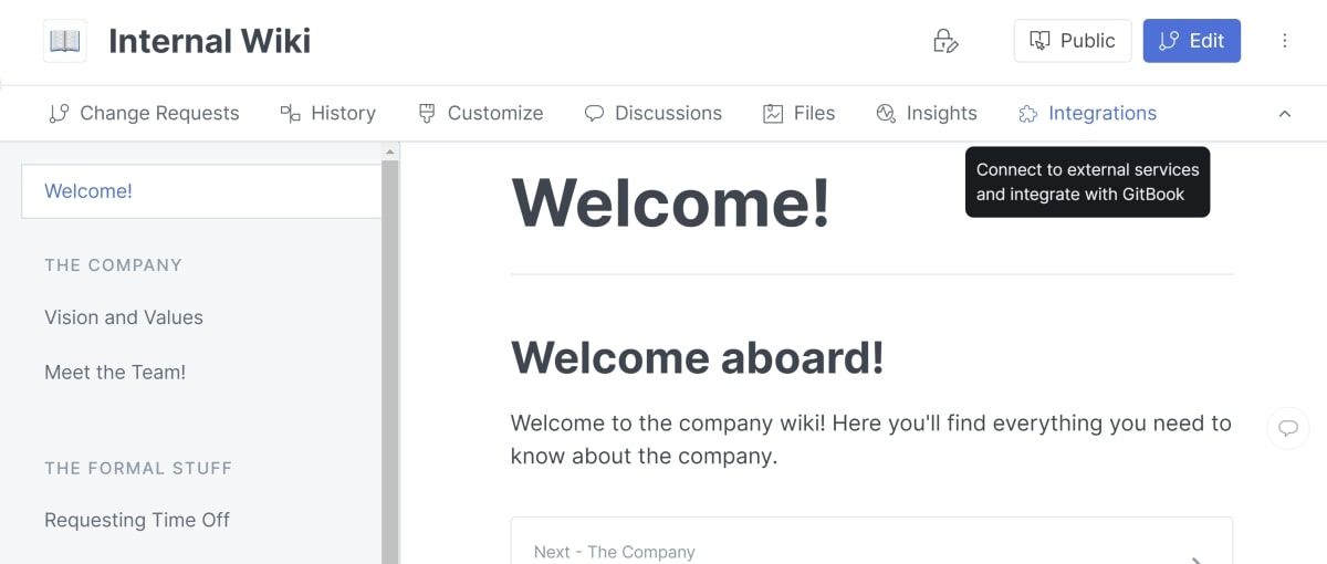 GitBook в Slack: уведомления и настройка