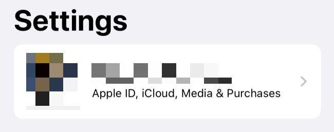 Открытие настроек iOS с профилем пользователя