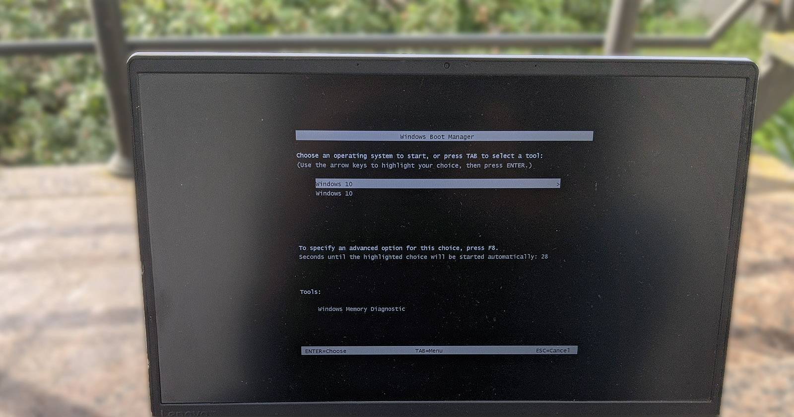 Восстановить меню двойной загрузки в Windows
