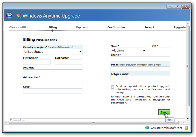 Сохранение ключа и квитанции
