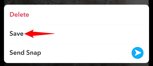Выберите «Сохранить» в меню