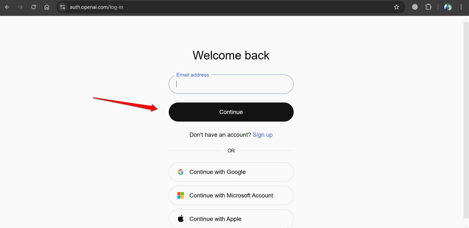 가입 방식 선택 화면